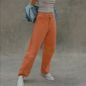 Urban Outfitters BDG baggy orange jeans